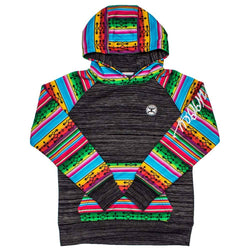 Youth "Salado" Black/Serape Hoody