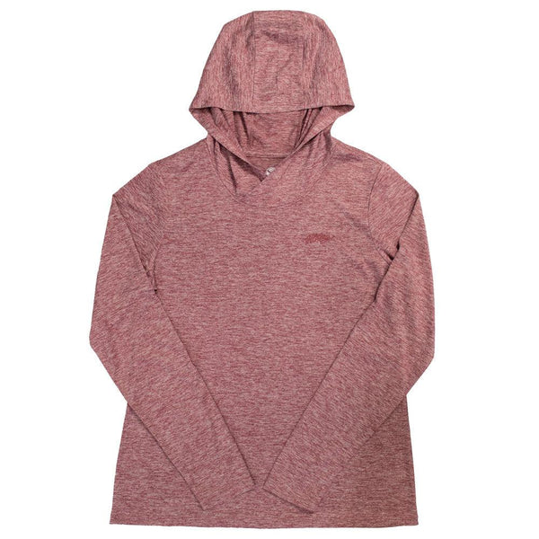 Easy Breezy heather maroon hoody