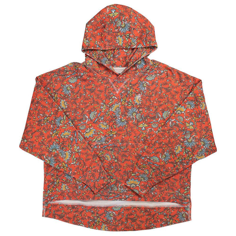 Poppy pattern hoody