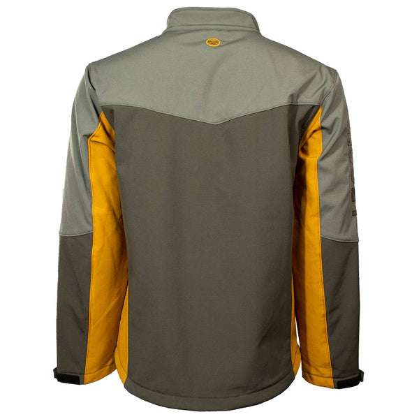 "Hooey Softshell Jacket" Brown w/Mustard Accents