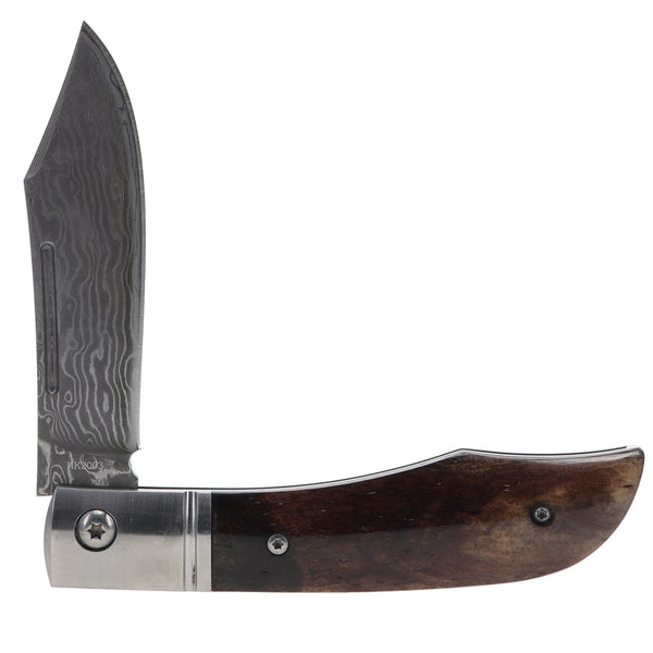 "Bone w/ Damascus Blade" Gentlemans Knife