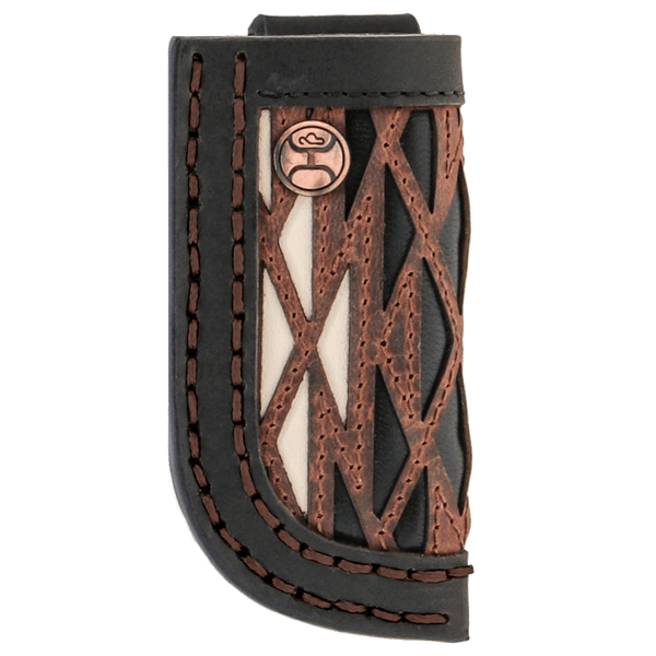 "Chapawee" Knife Sheath Black/Brown