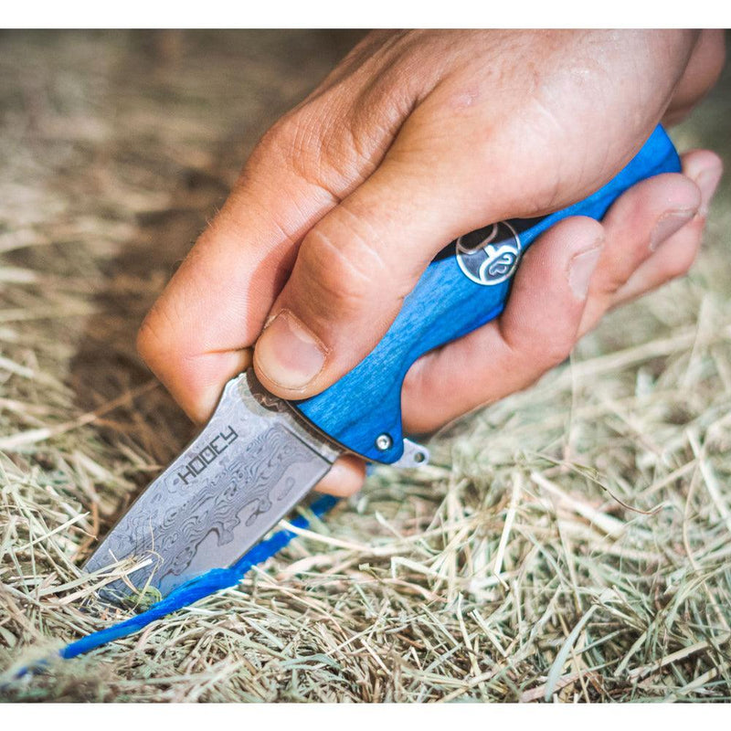 "Blue Wood Finish Flipper"