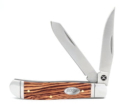 "Zebra Wood Trapper" Knife