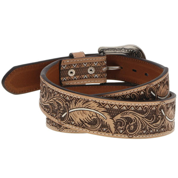 "War Paint" Hooey Belt Natural/Brown/Ivory