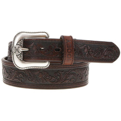 "Midnight" Classic Hooey Belt Brown/ Black