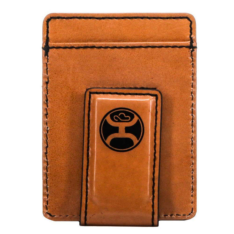 "Anhalt"  Hooey Money Clip Tan / Floral