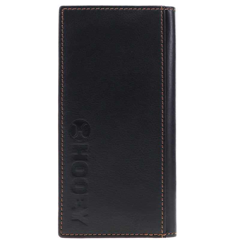 "HOG" Black Leather Rodeo Wallet