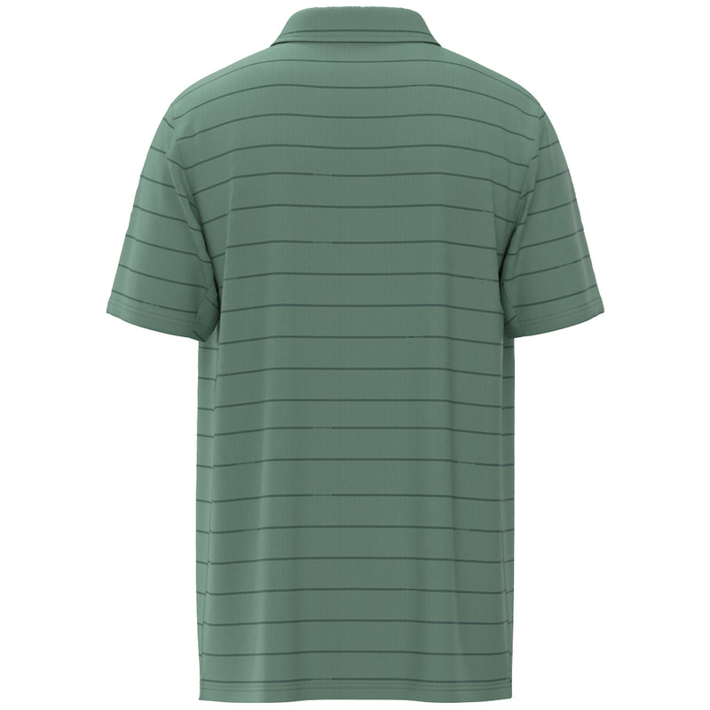 "The Weekender" Sage w/Grey Stripes Polo