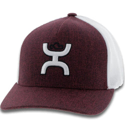 "Coach" Maroon/White Hat