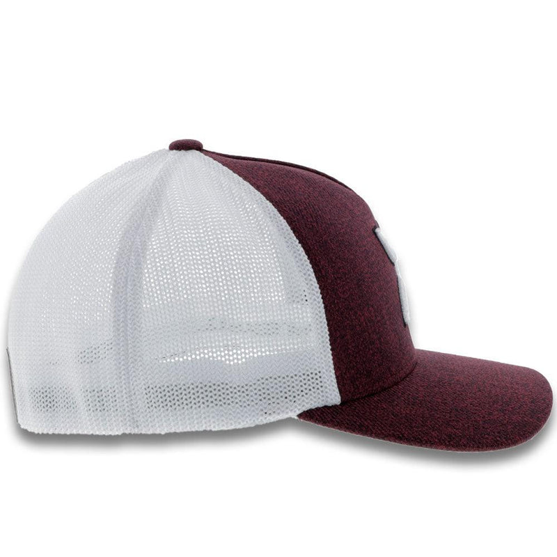 "Coach" Maroon/White Hat