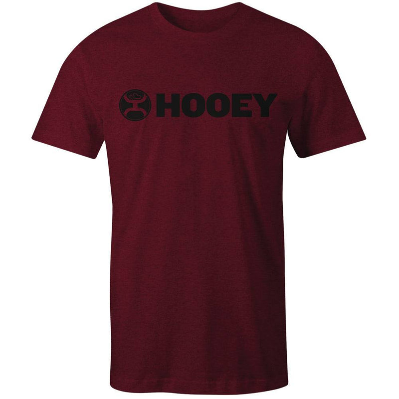 Lock up Maroon tee with black logo