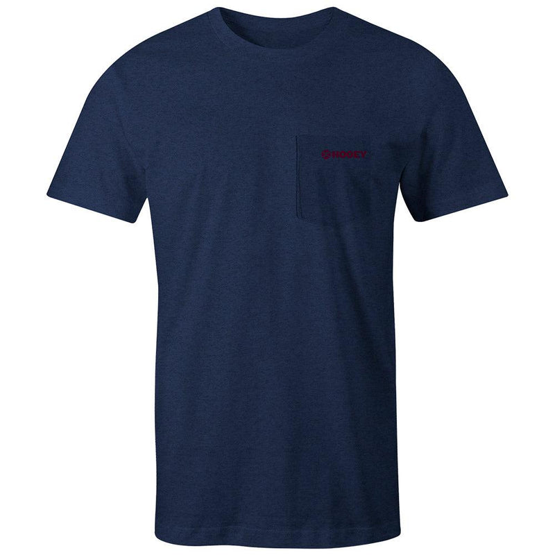 "Cheyenne" Navy Pocket Tee