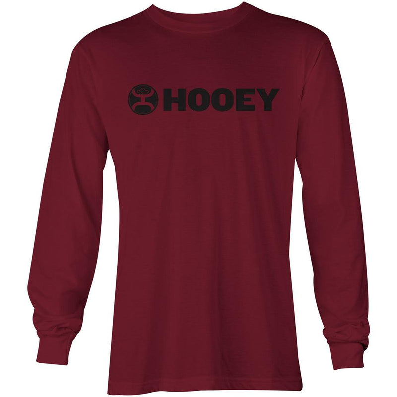 "Lock-Up" Cranberry Long Sleeve Tee