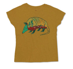 "Desert 'Dillo" Mustard Tee