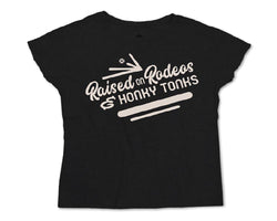 "Saloon" Black Tee