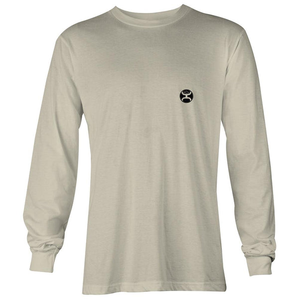 "Sunset Bronc" Cream Long Sleeve Tee Shirt