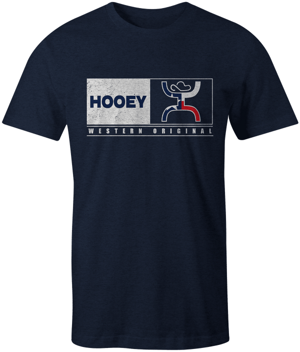 Youth "Match" Navy w/Red/White/Blue Logo T-shirt