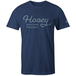 OG navy tee with blue logo