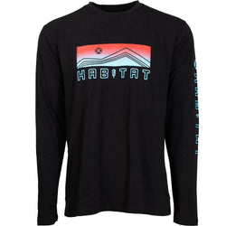 "Dusk" Black Long Sleeve Tee