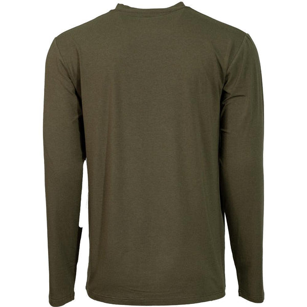 "Dusk" Olive Log Sleeve Tee