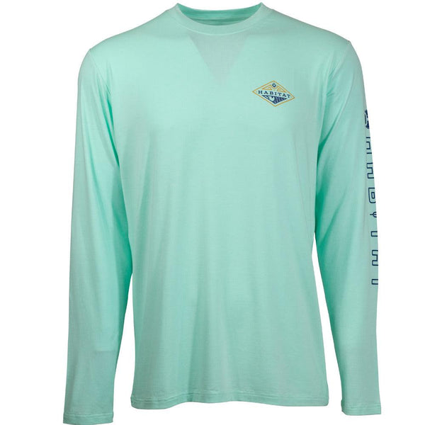 "The Captain" Sea Foam Long Sleeve Tee