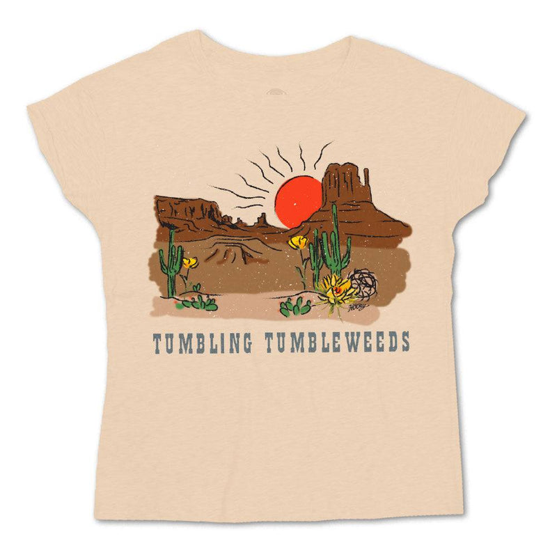 Youth "Tumbling Tumbleweeds" Cream Tee