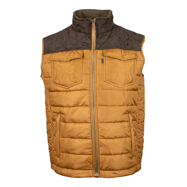 "Hooey Packable Vest" Tan/Brown