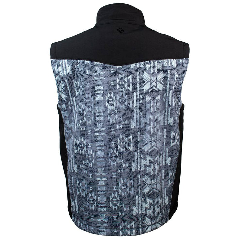 "Hooey Softshell Vest" Aztec / Charcoal