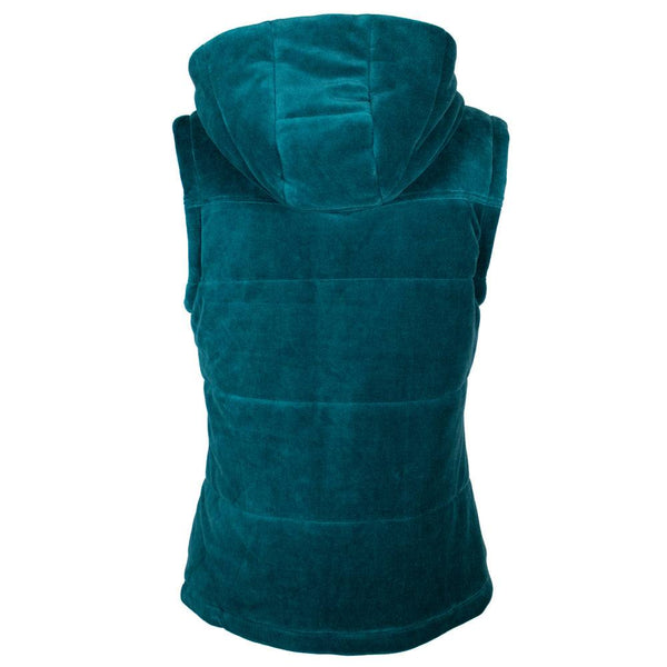 "Hooey Ladies Hooded Vest" Teal