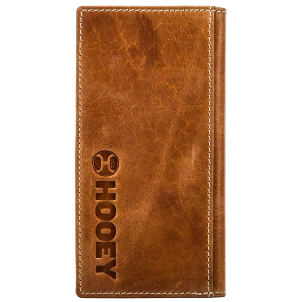 "Tonkawa" Rodeo Hooey Wallet Tan w/Turquoise Aztec