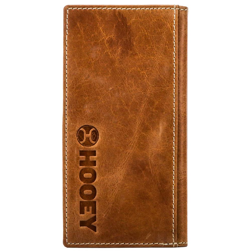 "Tonkawa" Rodeo Hooey Wallet Tan w/Turquoise Aztec