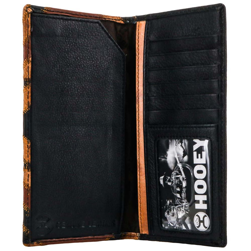 "Montezuma" "Rodeo Hooey Wallet" Brown/Black w/Patchwork