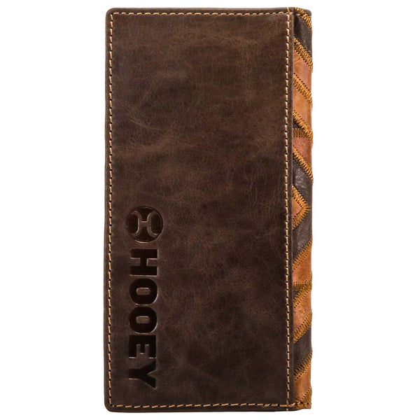 "Montezuma" Rodeo Hooey Wallet Brown/Turquoise w/ Patchwork