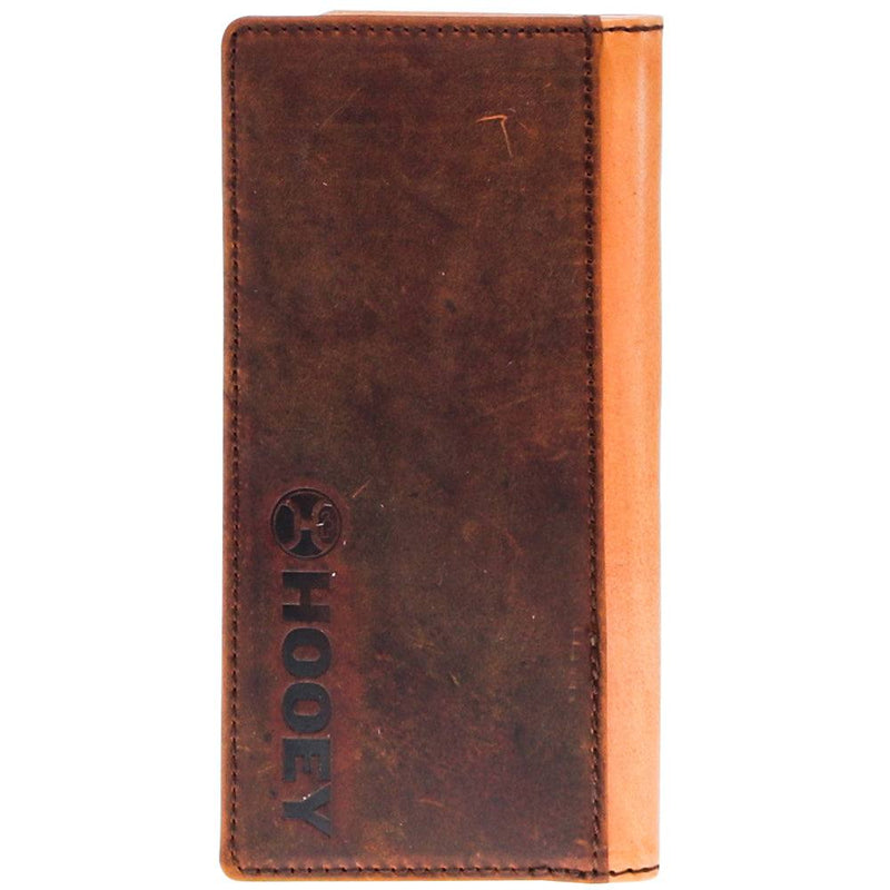 "Phoenix" Rodeo Hooey Wallet Tan/Turquoise Leather