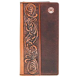 "Grayson" Rodeo Hooey Wallet Brown/Tan