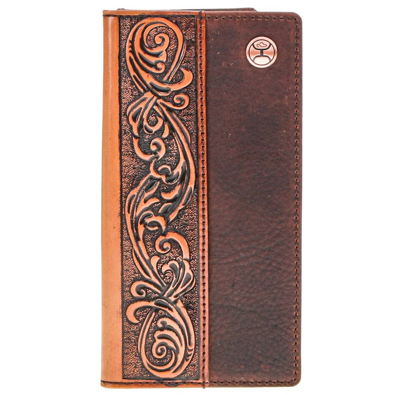 "Grayson" Rodeo Hooey Wallet Brown/Tan