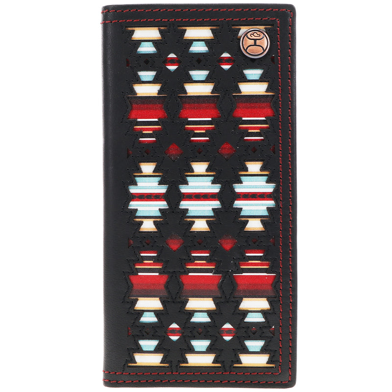 "Sunizona Knockout" Rodeo Wallet Black w/Serape Print