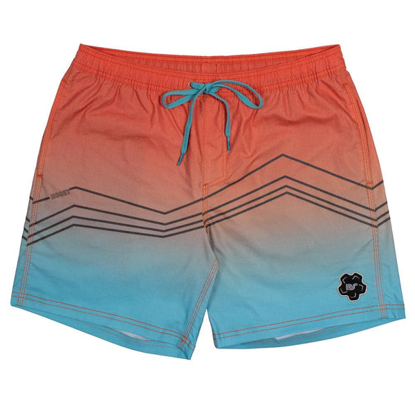 "Bigwake" Pink/Teal Board Shorts