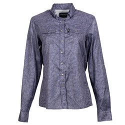 SOL Ladies Long Sleeve Violet/Western Floral Pattern