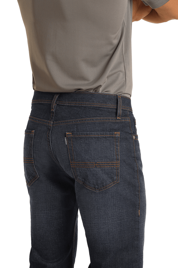 "Dark Wash" Slim Fit Straight Bootcut Jeans