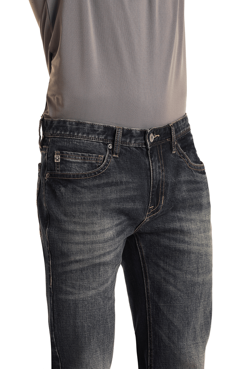 "Dark Vintage" Slim fit Straight Bootcut Jeans