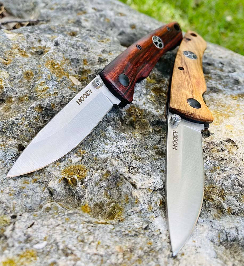 "Stud Folders" Maple Burl Liner Knife