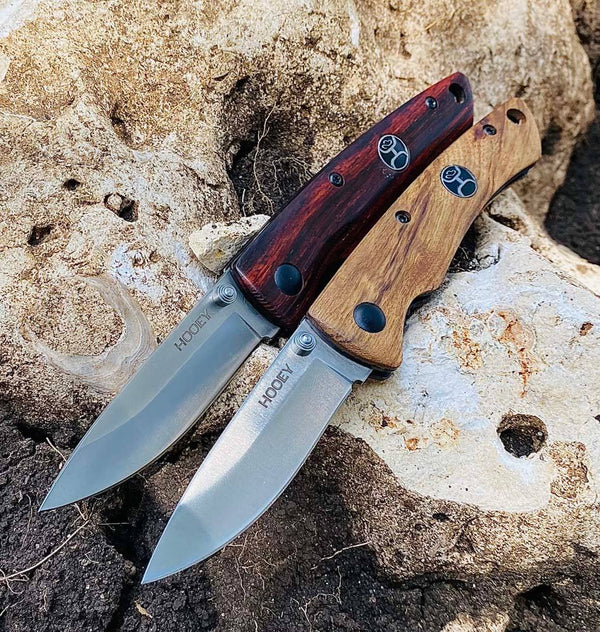 "Stud Folders" Maple Burl Liner Knife