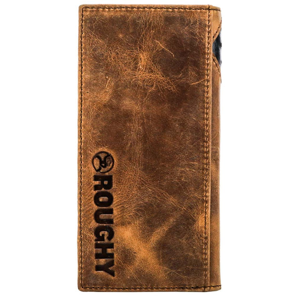 Shiloh Rodeo Roughy Wallet Brown/Black w/Diamond Patchwork