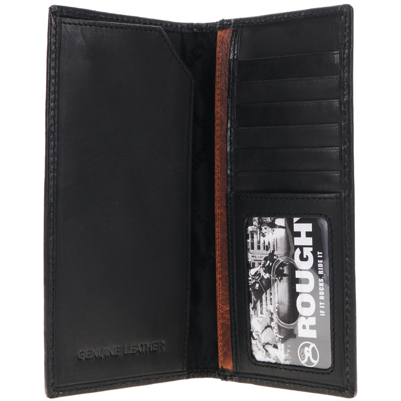 "Smackdown" Rodeo Wallet Black/Brown Patchwork