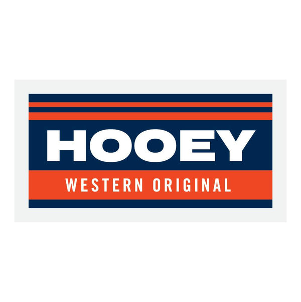 "Western Original" Navy/Orange Decal