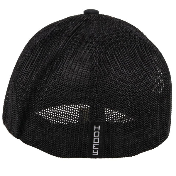 back of the Grey and black Cheyenne flexfit hat