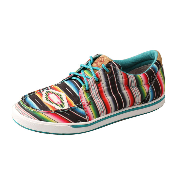 "Women's Hooey Loper" Black/Serape Shoes