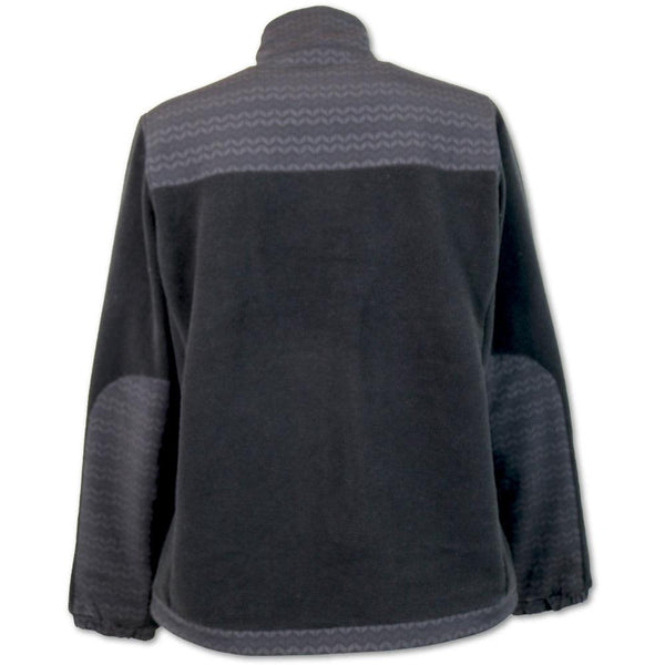 Fleece Jacket - Black/Aztec